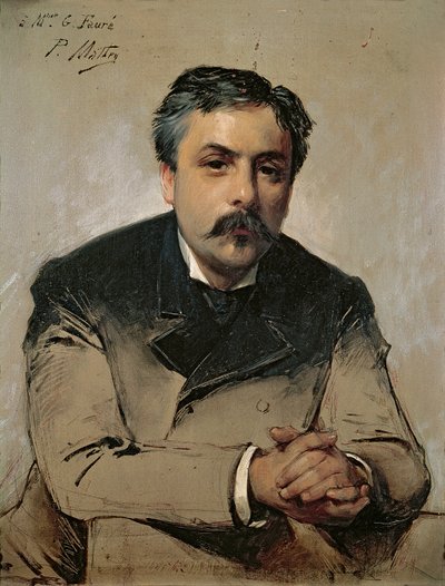 Ritratto di Gabriel Faure (1845-1924) da Paul Mathey